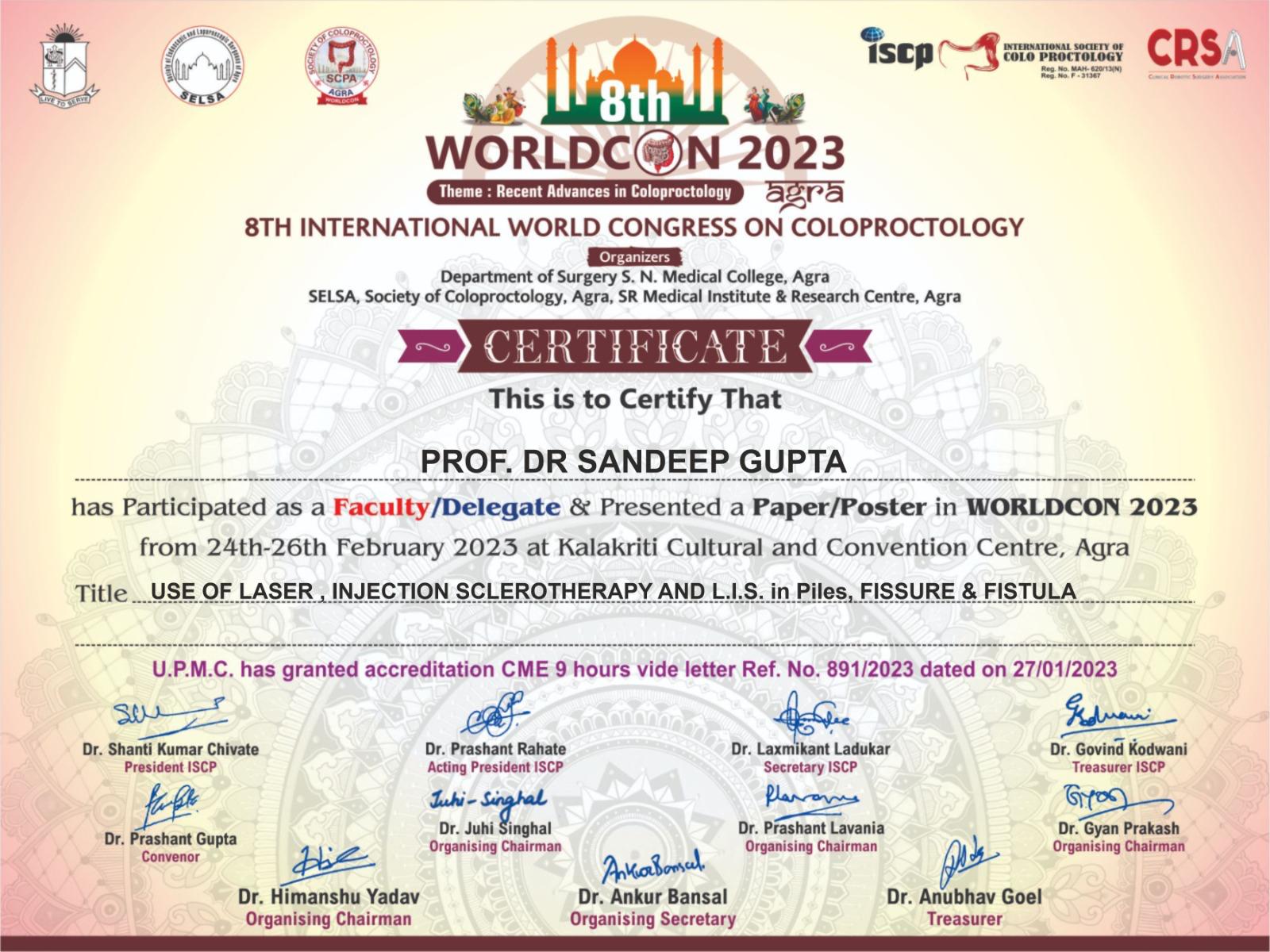 Use of Laser, Injection Sclerotherapy and L.I.S. in Piles, Fissure & Fistula